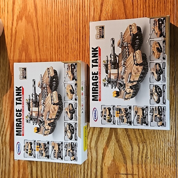 NIB War Battle Artillery Tank and Rocket Car Building Sets. 2-Piece Bundle - Picture 2 of 4